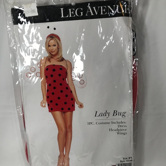 Leg Avenue Dresses & Skirts - Lady Bug Costume Leg Avenue Adult Women's 3 Piece